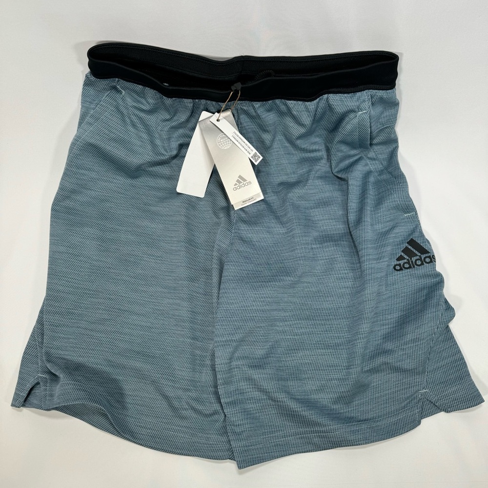 NWT New Adidas Men's Axis Knit Shorts Small S Training Running Basketball - Picture 2 of 4